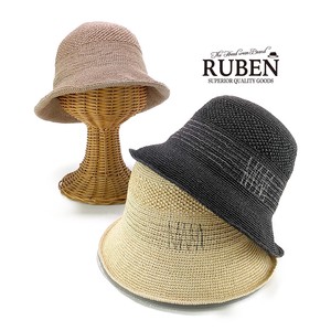 【2024春夏新作】Rubenリブラインペーパーキャペリン　レディース帽子