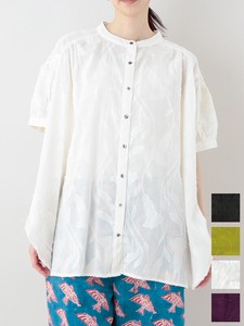 Button Shirt/Blouse Jacquard Spring/Summer