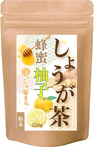 はちみつ柚子しょうが茶  ジンジャーはちみつ柚子 インスタント  からだも心も温まる生姜の紅茶  250g
