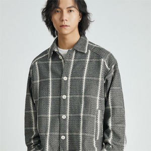 P16814 Tシャツ カットソー 2024春夏 長袖 チェック メンズ  カジュアル  韓国風 ファッション