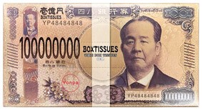 (新)壱億円ティッシュ30W【国産】