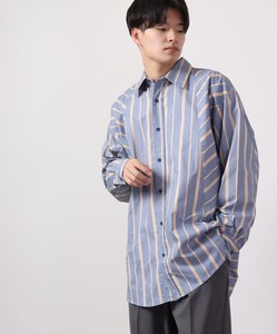 Button Shirt Large Silhouette Stripe