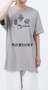 【2024春夏】プリントコットンワイドロングTシャツ