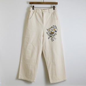 Full-Length Pant Embroidered Straight