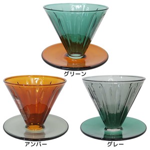 【ティーセット】耐熱カラーガラスドリッパー