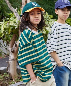 Kids' Short Sleeve T-shirt T-Shirt Large Silhouette Border