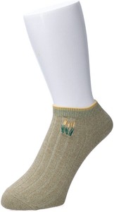 Ankle Socks Tulips Embroidered