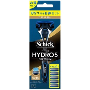 シック・ジャパン ハイドロ5 プレミアム つるリ肌へ コンボパックホルダー（刃付き+替刃4コ）