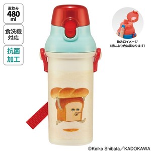 Water Bottle Antibacterial Dishwasher Safe 480ml Made in Japan