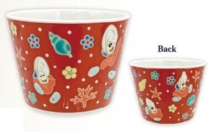 Kutani ware Desney Rice Bowl marimo craft Alice Japanese Buckwheat Chops