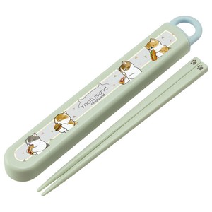 【スケーター】抗菌食洗機対応スライド箸＆箸箱セット 【mofusand】 日本製