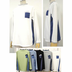 T-shirt Color Palette Pullover Pocket Switching 2024 Spring/Summer
