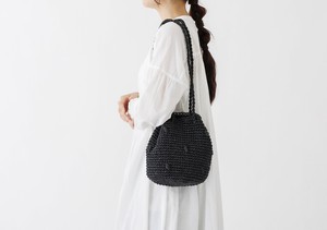 【2024春夏】手編みポップコーン編み巾着バッグ