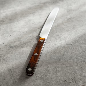 Tsubamesanjo Knife Brown Western Tableware Made in Japan