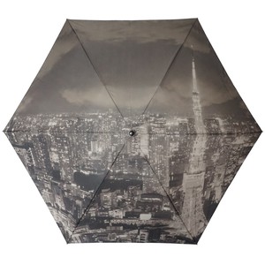 55cm 全面プリント折りたたみ傘　世界の風景フォトプリント-東京（日本）