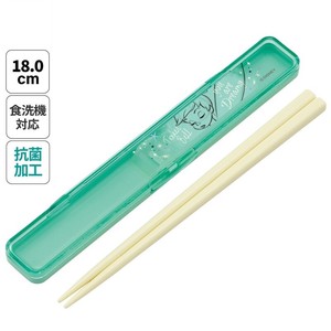【スケーター】抗菌 音のならない箸・箸箱セット 箸18cm 【ティンカーベル】 日本製
