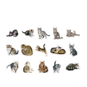 Decoration Sticker Cat 15-types