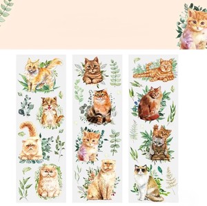 剪贴簿装饰品 贴纸 DIY 猫 3种类