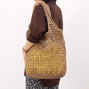 Tote Bag COOCO Embroidered Openwork M NEW