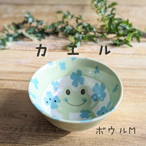 Mino ware Donburi Bowl Frog M Made in Japan