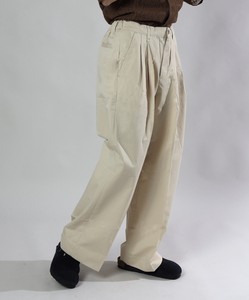 Timely Warning/WIDE CHINO PANTS