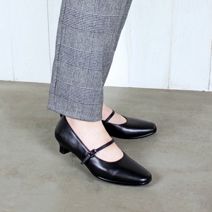 Pre-order Basic Pumps Strappy Pumps Low-heel Genuine Leather