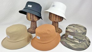 2024S/S　シアサッカーワッペン　バケットハット 帽子　HAT サイズ調節可能
