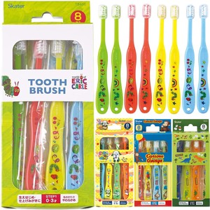 Toothbrush Dinosaur Curious George 8-pcs set
