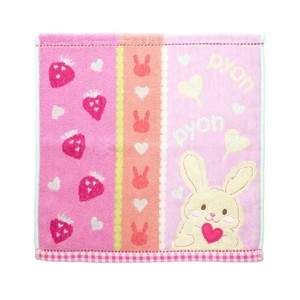 Mini Towel Pink Rabbit