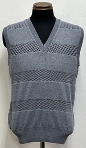 Sweater/Knitwear Border Sweater Vest