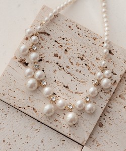 Pearls/Moon Stone Necklace/Pendant Pearl Necklace Bijoux
