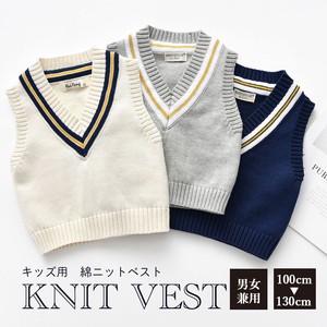 Kids' Vest/Gilet Little Girls Knitted Vest V-Neck Formal Unisex Boy Kids