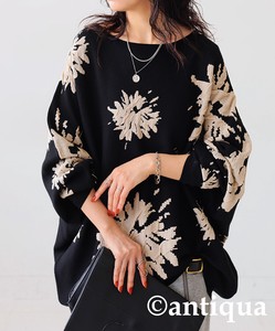Antiqua Sweater/Knitwear Dolman Sleeve Knitted Long Sleeves Tops Ladies'