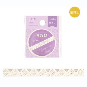 BGM Washi Tape Washi Tape Foil Stamping M LIFE 5mm x 5m