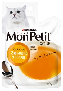 [ネスレ日本] モンプチ　スープ　ピュアスープ　2種の魚介のコンソメ風40g