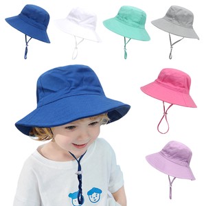 韓国スタイル ハット キャップ 紐付き 帽子 熱中症 紫外線 対策 ベビー 新生児 キッズ 子供 春 夏