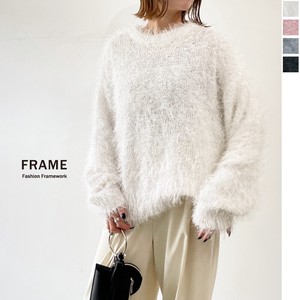 Sweater/Knitwear Pullover Crew Neck Feather Spring 【2024NEW】