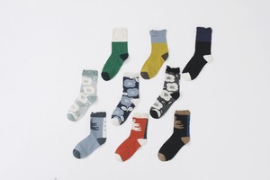 Crew Socks Pattern Assorted Spring/Summer Socks