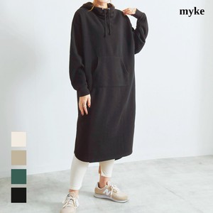 Casual Dress High-Neck Brushed Lining One-piece Dress 【2024NEW】