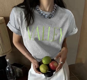 【2024春夏新作】VALLEY刺繍ロゴTシャツ