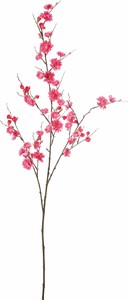 【造花】チェリィッシュブロッサムロングブランチ　ダークピンク　FS-7964D/P