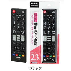 ELPA かんたんテレビリモコン IRC-203T(BK)