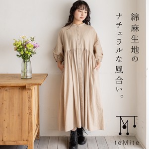 Casual Dress Cotton Linen One-piece Dress Cool Touch 【2024NEW】