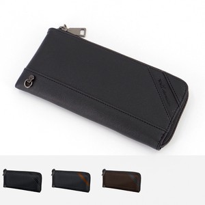 Long Wallet Coin Purse Round Fastener Men's Simple