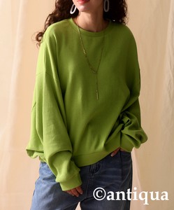 Antiqua T-shirt Dolman Sleeve Plain Color Long Sleeves Tops Ladies' M Popular Seller