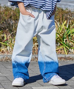 Kids' Full-Length Pant Gradation Wide Denim M Straight