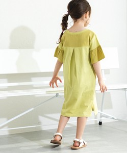 Kids' Casual Dress Docking One-piece Dress