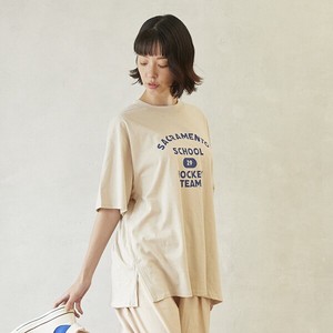 T-shirt Plainstitch Slit Pudding T-Shirt Spring/Summer M NEW