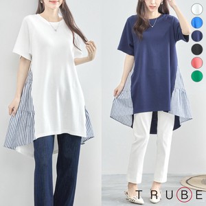 Casual Dress Design Stripe L Switching 【2024NEW】