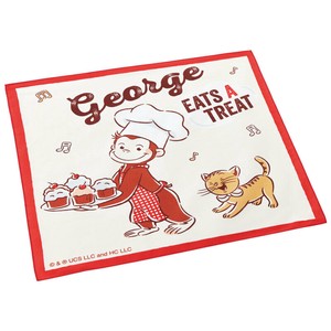 Bento Wrapping Cloth Curious George Skater Made in Japan